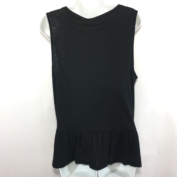 Harlowe and Graham | Tank Top Blouse Peplum ruffle - Picture 4 of 8